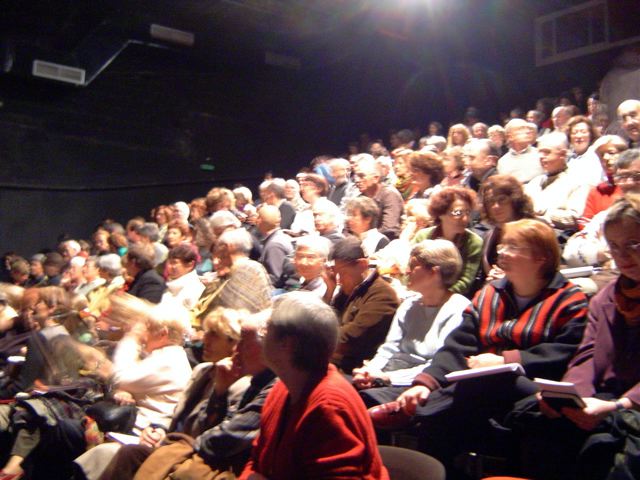 L'un des premiers cours (Novembre 2005) au Théâtre du Big Bang